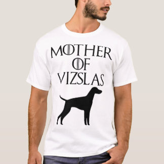 mãe de t-shirt do cão dos vizslas