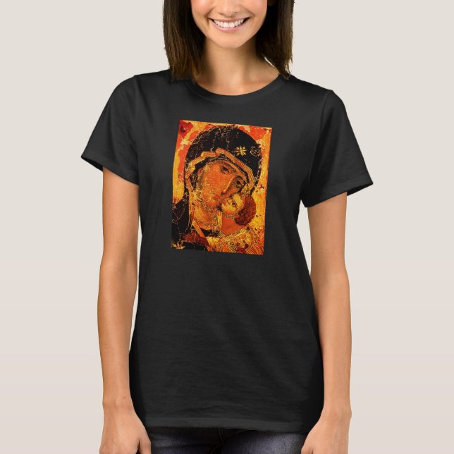Mãe do Amor - Rua, Maria e Jesus - T-Shirt (Frente)