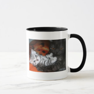 Mãe do gato e caneca do gatinho