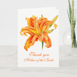 Mãe do hemerocallis do casamento dos cartões de