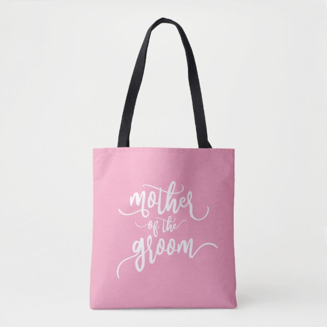 Mãe do Noivo Casamento Caligrafia | Bolsa Tote (Frente)