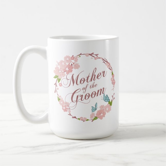 Mãe do noivo que Wedding a caneca clássica de | (Esquerda)