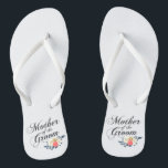 Mãe do noivo que Wedding chinelos de |<br><div class="desc">Para uma personalização mais adicional, clique por favor "personalizam" o botão e usam nossa ferramenta de design para alterar este modelo. Se as opções estão disponíveis, você pode mudar o texto e a imagem simplesmente clicando em "edita/remove o texto ou a imagem aqui" e adiciona seus próprios. Projetado por Freepik....</div>