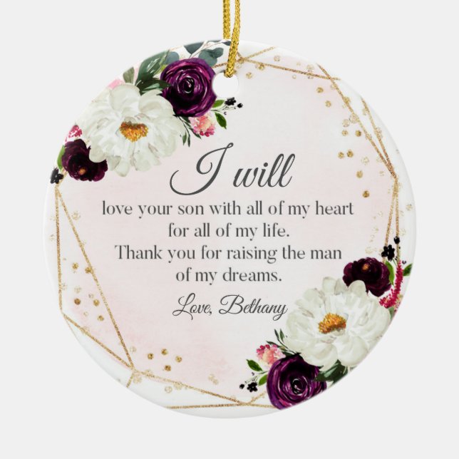 Mãe do Ornamento do Groom, Dono-de-Lei (Frente)