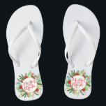 Mãe dos Chinelos de Casamento de Natal da Noiva<br><div class="desc">Para mais personalização,  clique no botão "Personalizar" e use nossa ferramenta de design para modificar este modelo. Se as opções estiverem disponíveis,  você poderá alterar o texto e a imagem simplesmente clicando em "Editar/Remover Texto ou Imagem Aqui" e acrescentando o seu próprio texto. Projetado por Freepik.</div>