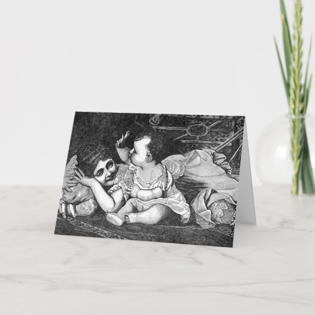 Mãe e Bebê - Cartão (Frente)