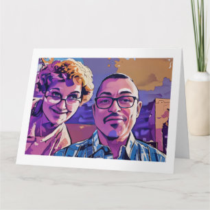 Mãe e eu Dia das Mães 2017 idades 84 e 64 cartão  