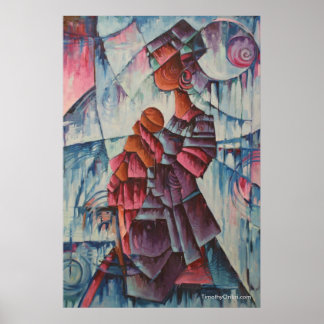 Mãe e Filho - Impressão de Tela