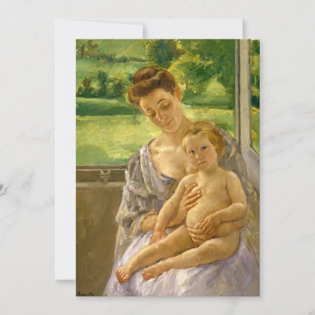 Mãe e Filho | Mary Cassatt (Frente)