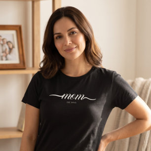 Mãe Estabelecida Script Personalizado Camiseta Pre