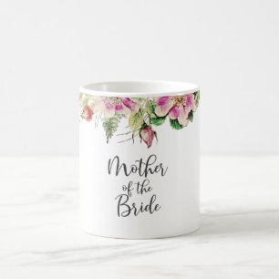 Mãe floral de Eglantine do vintage da caneca da