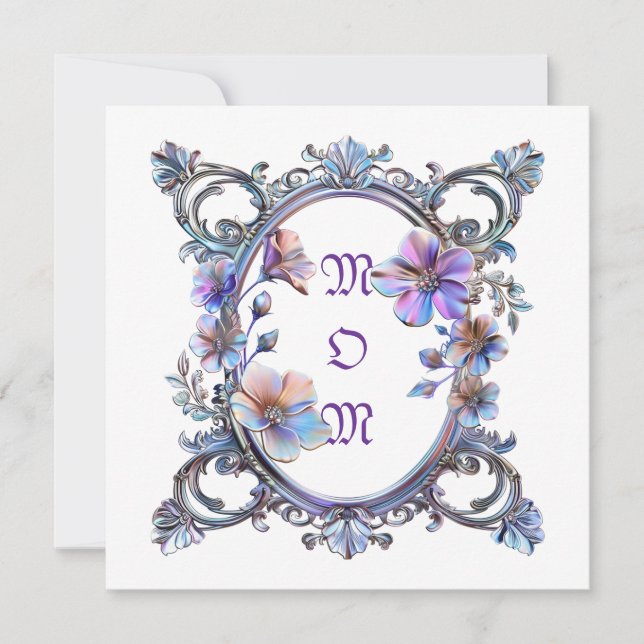 Mãe Frame Floral (Frente)