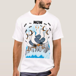 Mãe Gaivota – Camiseta Engraçada para Amantes de A