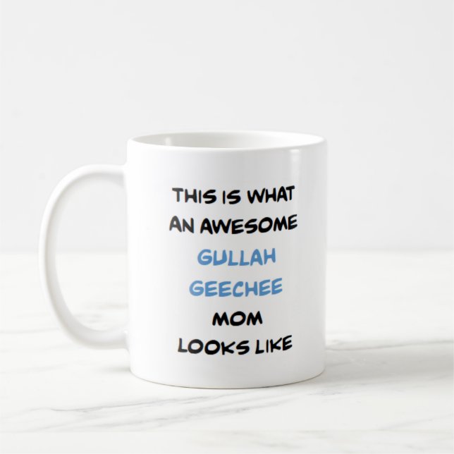 mãe gullah geechee, caneca de café incrível (Esquerda)