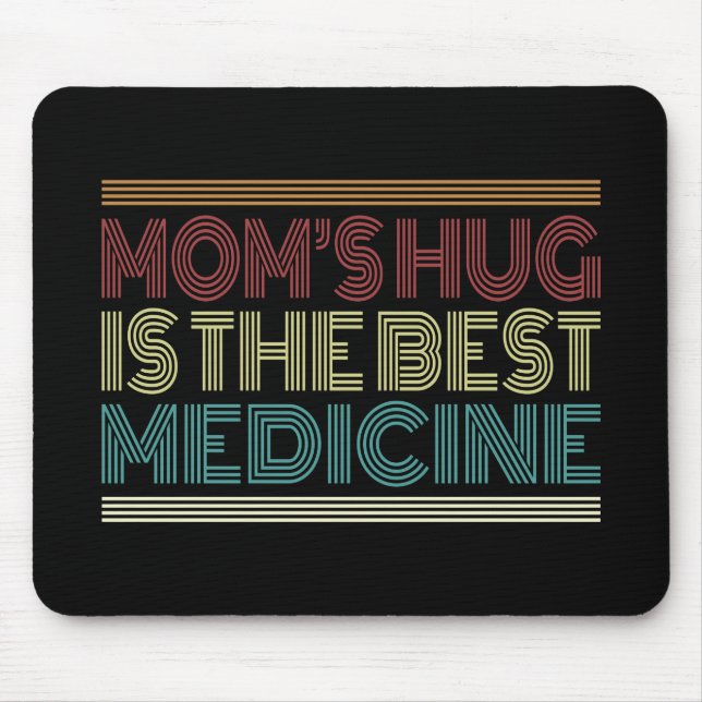 Mãe Hug é a melhor citação de Medicina | Mousepad (Frente)