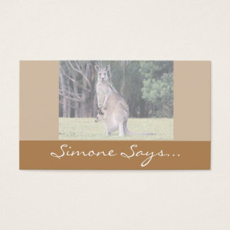 Mãe Kangaroo com Bebê Joey em sua bolsa
