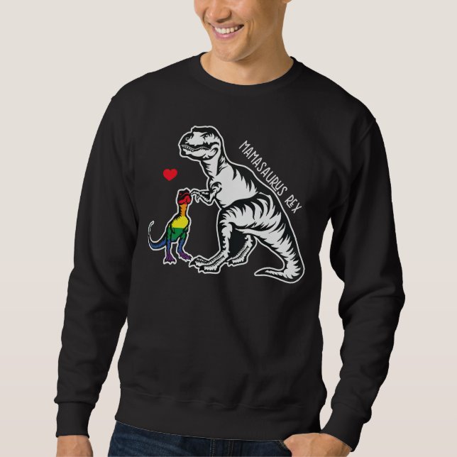 Mãe Livre Abraça Camisa Surus Rex LGBT Mãe, Mãe Or (Frente)