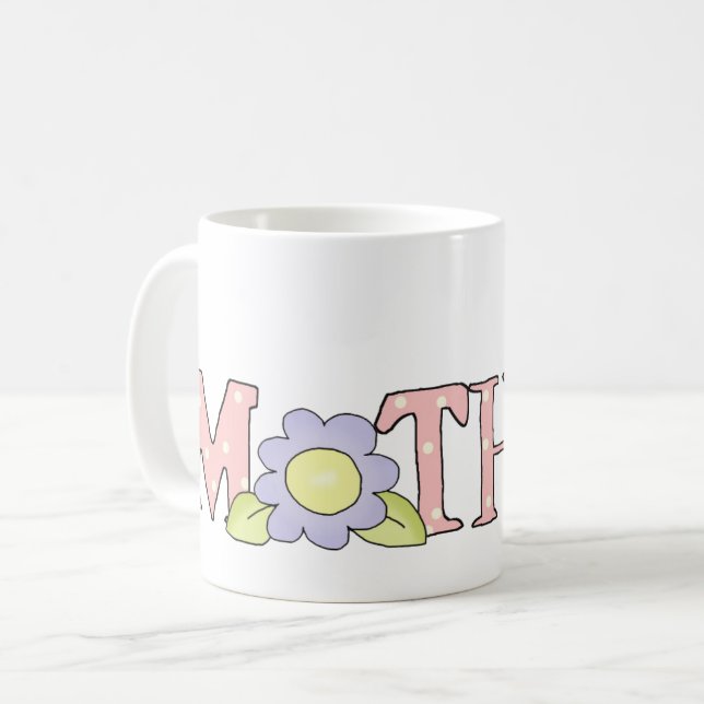 Mãe Mãe Mug Café Xícara (Frente Esquerda)