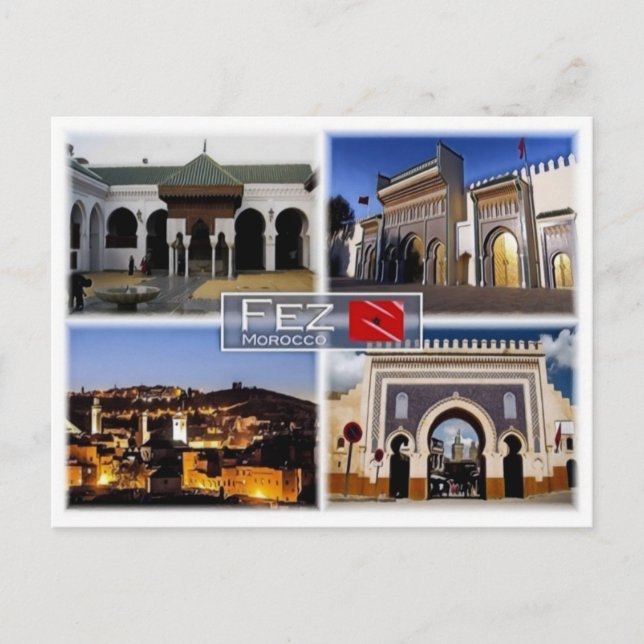 MÃE Marrocos - Fez - Cartão postal (Frente)