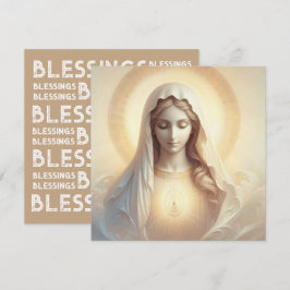 Mãe Mary Em Tons Brancos Suaves