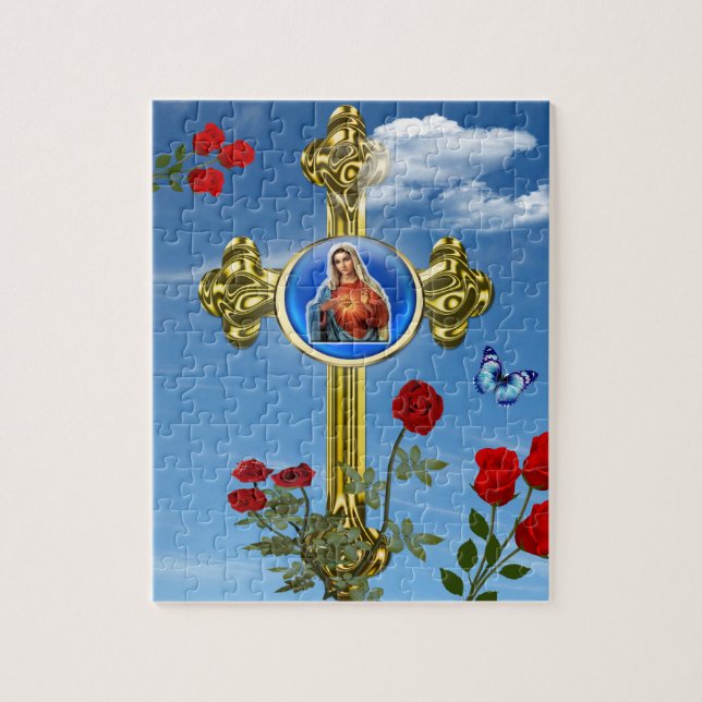 Mãe Mary Jigsee Quebra-cabeça (Vertical)