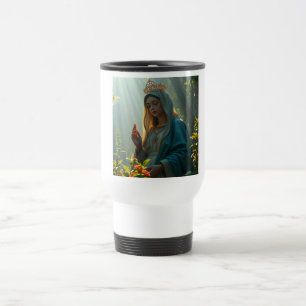 Mãe Mary Rainha da Caneca de viagem do Céu