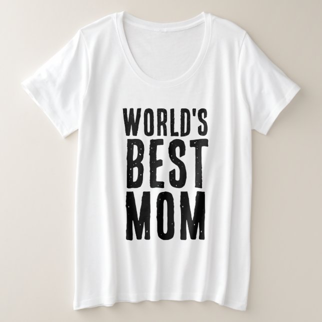 MÃE MELHOR DO MUNDO, DIA DE AS MÃES T-SHIRT (Frente do Design)