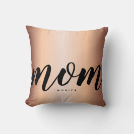 Mãe Minimalista Moderna Almofada Falsa Dourado Ros