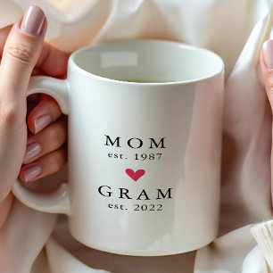Mãe Moderna   Avó Ano de Fundação. Caneca de Café