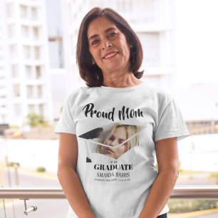 Mãe Moderna Orgulhosa Do Graduado   Foto T-Shirt