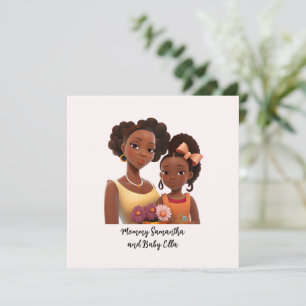 Mãe negra personalizada e filha (7)