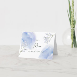 Mãe No Meu Cartão De Dia De Casamento