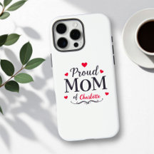 Mãe Orgulhosa de | Dia de as mães Personalizado Ba