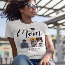 Mãe Orgulhosa Moderna | 5 T-Shirt para Graduação d