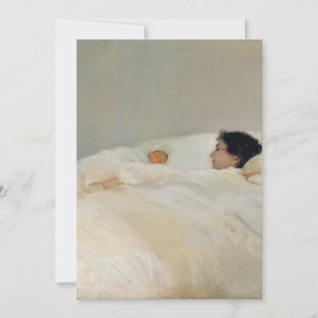 Mãe por Joaquín Sorolla (Frente)