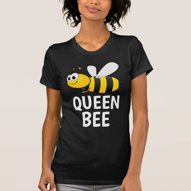 MÃE RAINHA ABELHA SENHORAS T-SHIRTS (Frente)