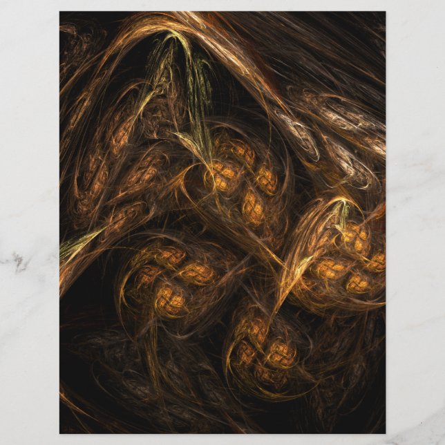 Mãe Terra-Abstrato de-Arte-Cabeça (Frente)