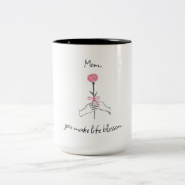 "Mãe, Você Faz A Vida Espantosa" - Uma Caneca Míni