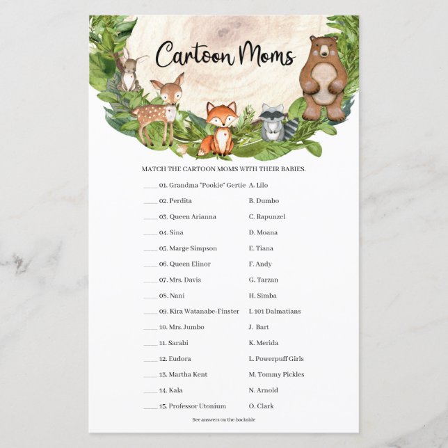 Mães de desenho (Frente)