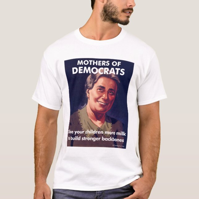 Mães do t-shirt de Democratas (Frente)