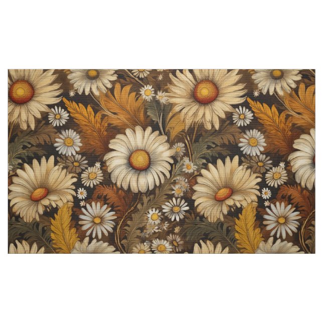 Mães e tecido de margaridas antigas (Fat Quarter)