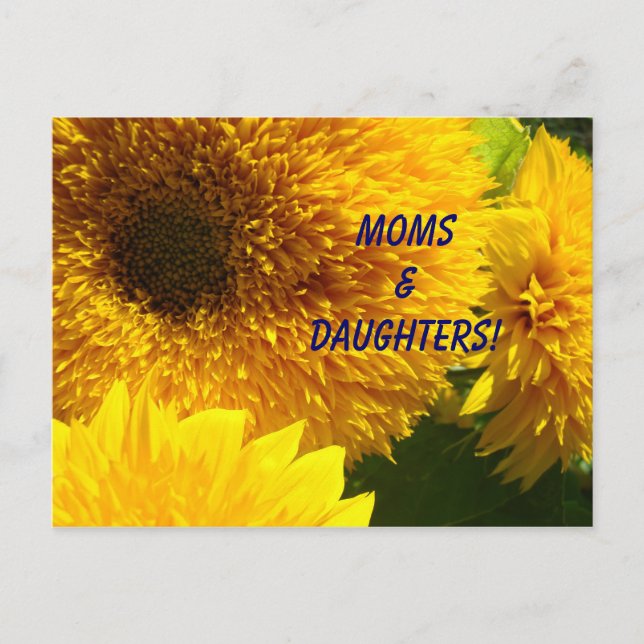 Mães & Filhas! Convites Eventos Almoço (Frente)