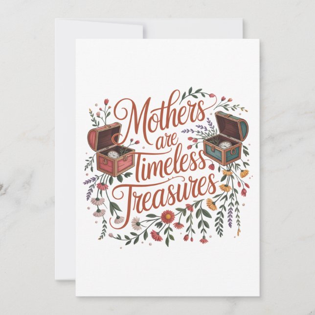 Mães São Tesouros Atemporais (Frente)