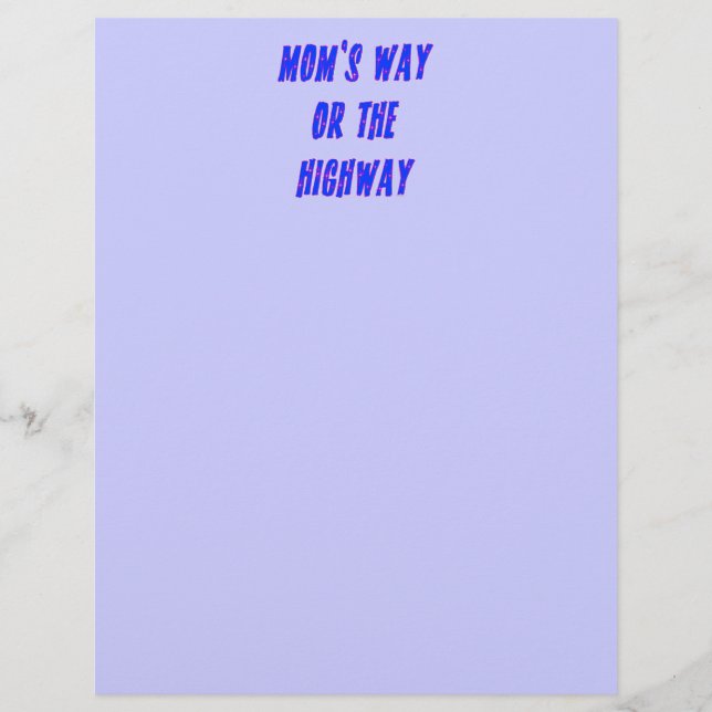 Mães Way ou Highway Say (Frente)
