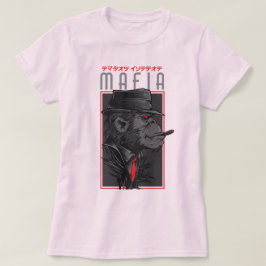 Mafia Monkey Smoking Cigar Graphic T-Shirt | Japan