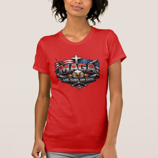 MAGA: Deus, Armas e Coragem - Camiseta
