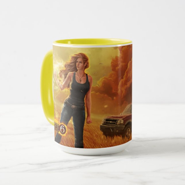 Mage 6 caneca de café (Frente Esquerda)