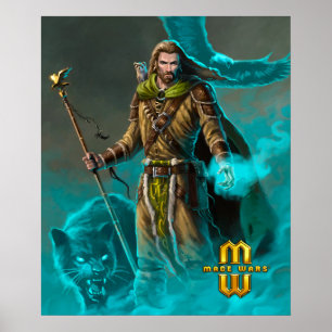 Mage Wars® Beastmaster do poster de Straywood