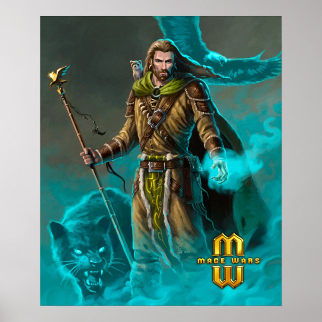 Mage Wars® Beastmaster of Straywood Poster (20x24) (Frente)