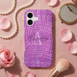 Magenta - Rosa Metálica Luminária Moderna com Glam
